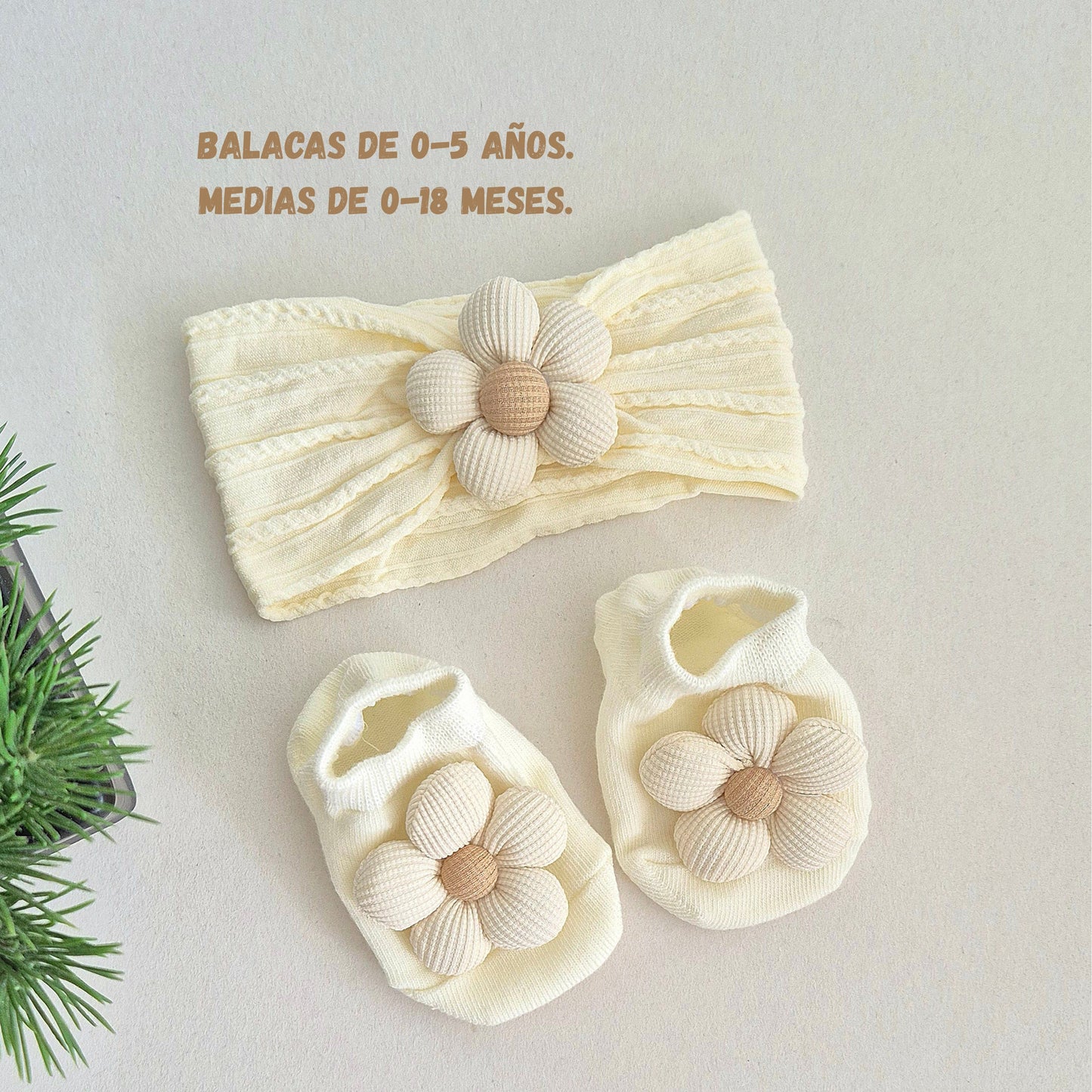 Balacas con medias.