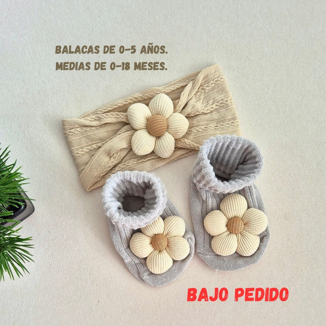 Balacas con medias.