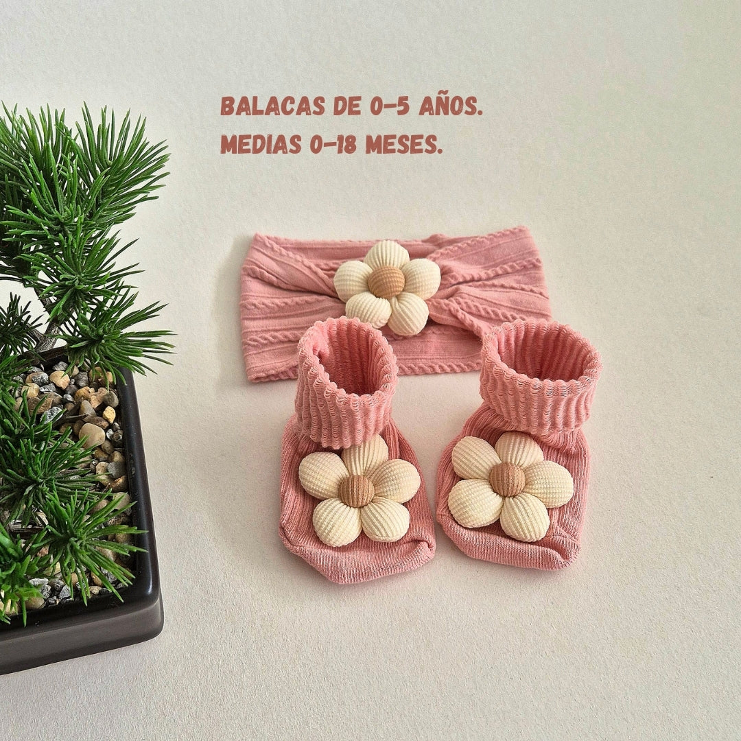 Balacas con medias.